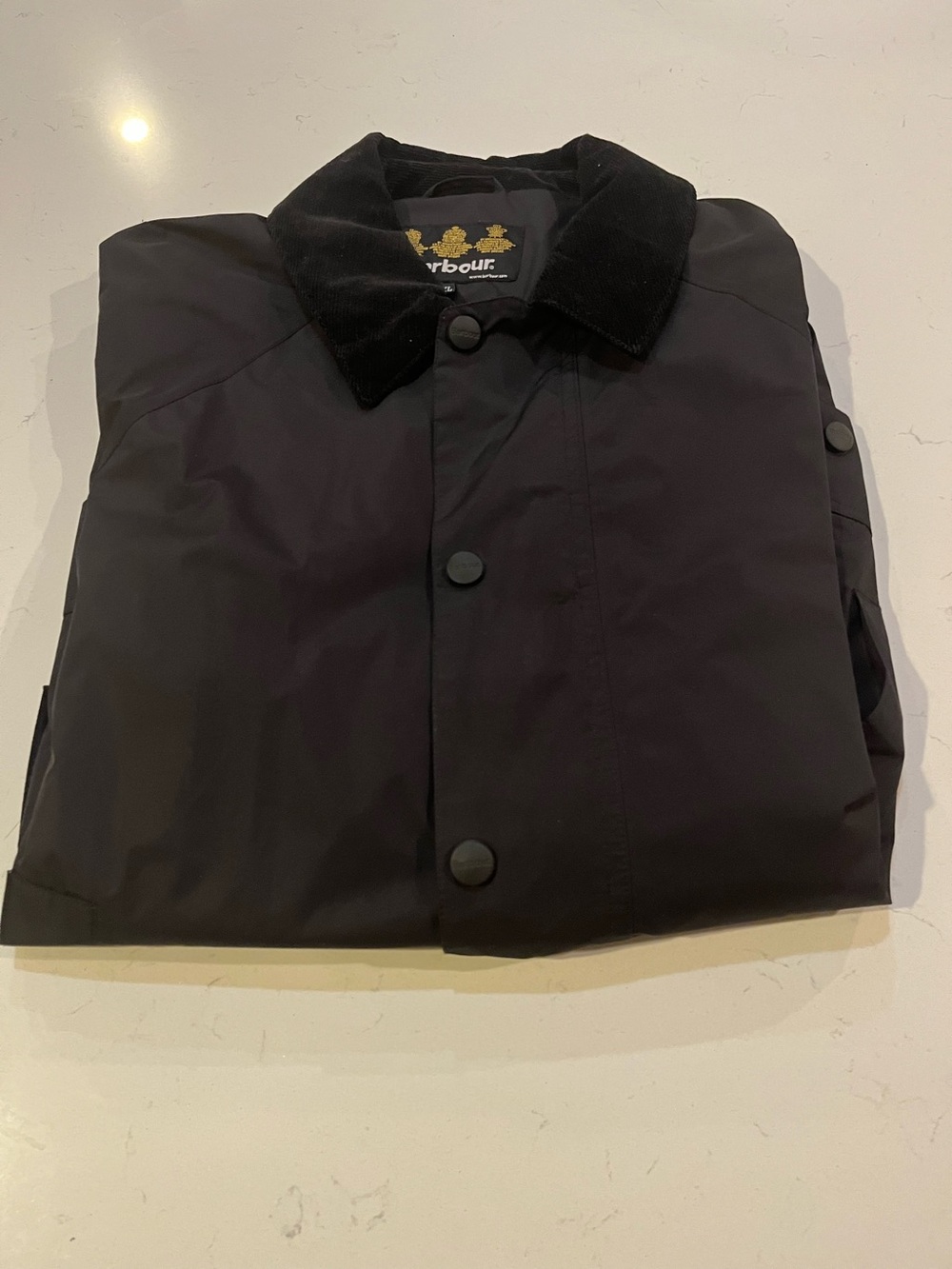 BARBOUR Beaufort Men’s Lt. Wt. Waterproof Breathable Field Jacket Coat 2XL Black